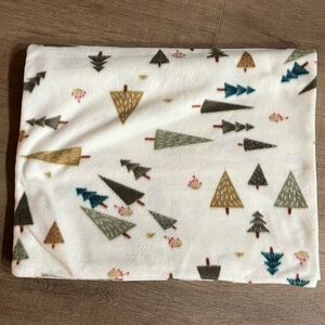 Cuddl Duds 2 Flannel Standard/Queen PillowCase‎ Shams 100% Cotton Winter Trees